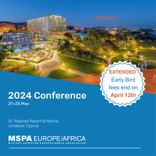 MSPA EA Conference, 21-23 May 2024  - EARLY BIRD FEE UNTIL APRIL 1ST!