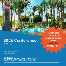 MSPA EA Conference (AGM) | 19-21 May 2026 | Alicante, Spain
