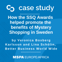 How the SSQ Awards helped promote the benefits of Mystery Shopping in Sweden
