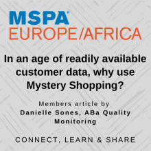In an age of readily available customer data, why use Mystery Shopping?