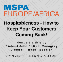 Hospitableness - How to Keep Your Customers Coming Back!