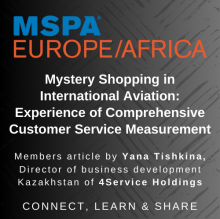 Mystery Shopping in International Aviation: Experience of Comprehensive Customer Service Measurement